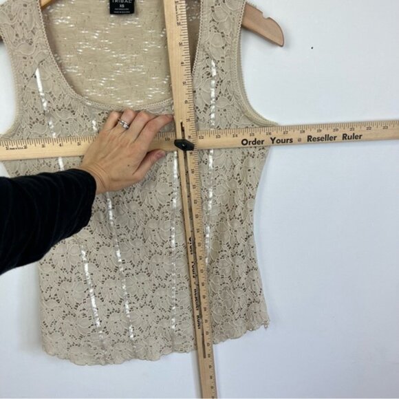 Y2K tribal lace corset style tank - Picture 9 of 9